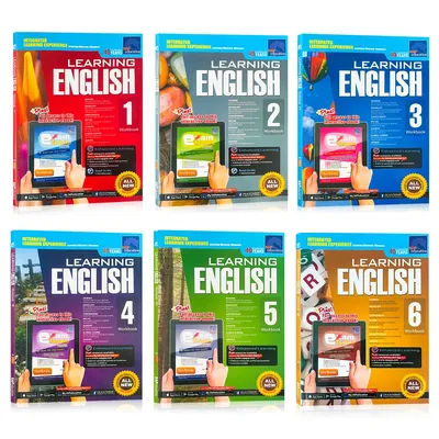 2 Book Sap Education 1- 6 Grade Children Learn English Workbook Kids Homeschool Books Singapore Primary School Writing Book