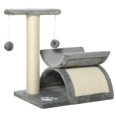 TEMU Cat Tree, Cat Tower For Kittens, Small Cat Condo With Rotatable Top Bar, Sisal Scratching Post, Tunnel, Dangling Balls