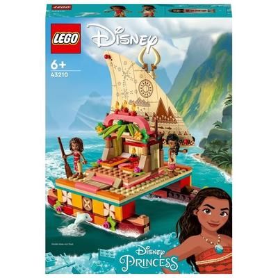 LEGO Disney Princess 43210 La Barca a Vela di Vaiana con Mini Bambolin