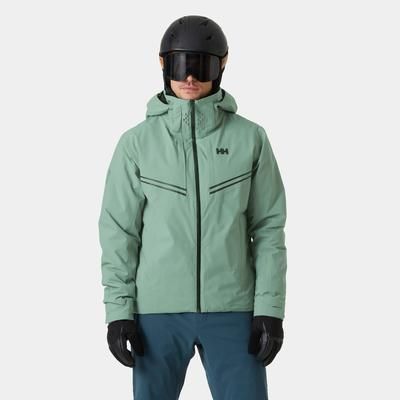 Helly Hansen Men's Alpha Infinity Waterproof Ski Jacket ​ Green L