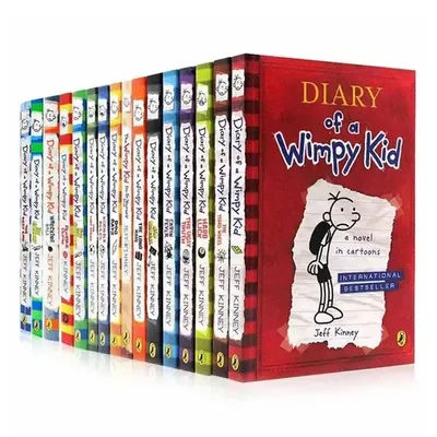10 Books/set 1- 10/11-20 Volumes Diary of Wimpy Kid English Book Diary of Wimpy Kid Children's Fiction Books