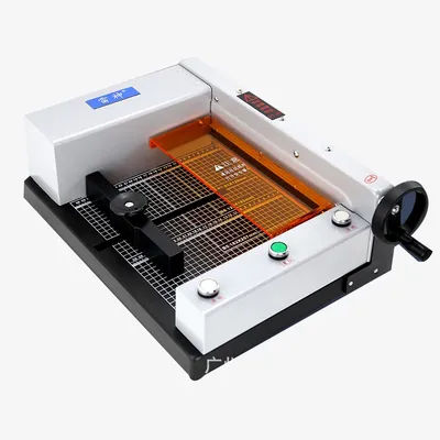 Fully automatic desktop paper cutter electric A4 thick layer heavy card cutter office photo board