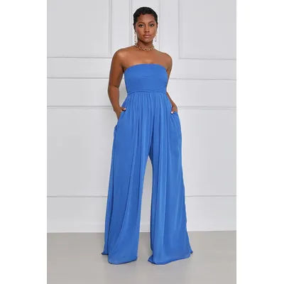 Combinaison en mousseline de soie pour femme, haut tube sexy, taille haute, jambe large, monochromatique, mode élégante, bureau, dame, été, nouveau