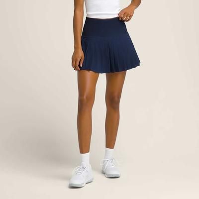 Wilson Midtown Tennis Skirt Women's Tennis Apparel Classic Navy