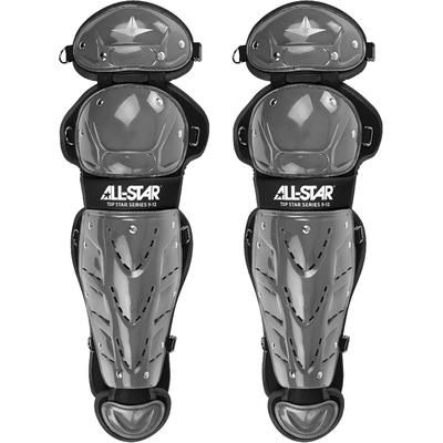 All Star Top Star Catcher's Leg Guards - Ages 12-16 Graphite