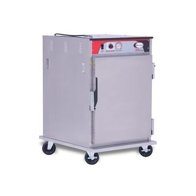 BevLes HTSS44P84-PT 1/2 Size Insulated Pass-thru Mobile Heated Proofing Cabinet w/ 8 Pan Capacity - 208-230v/1ph, Stainless Steel