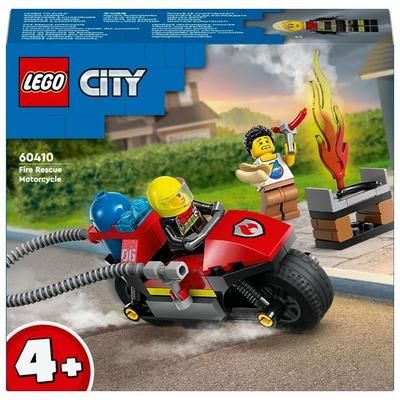 LEGO City 60410 Motocicletta dei Pompieri da Soccorso, Giochi per Bamb