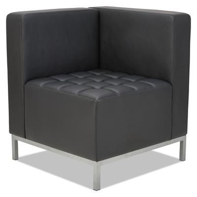 Alera QB8016 QUB Series Corner Sectional, 26.38w x 26.38d x 30.5h, Black ALEQB8016