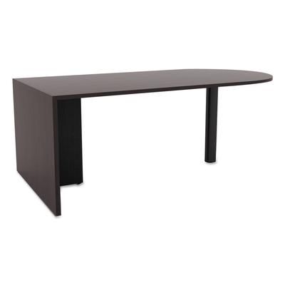 Alera VA277236ES Valencia Series D Top Desk, 71w x 35.5d x 29.63h, Espresso ALEVA277236ES