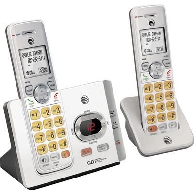 AT&T EL52315 Cordless Phone, w/3 Handsets, 6-4/5"x3-2/5"x5-3/5", White ATTEL52315