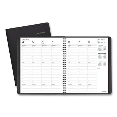 At-A-Glance 70-865-05 Weekly Vertical-Column Appointment Book Ruled for Hourly Appointments, 8.75 x 7, Black Cover, 13-Month (Jan-Jan): 2024-2025 AAG7