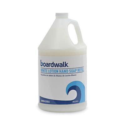 Boardwalk 420EA Mild Cleansing Lotion Soap, Cherry Scent, Liquid, 1 gal Bottle BWK420EA