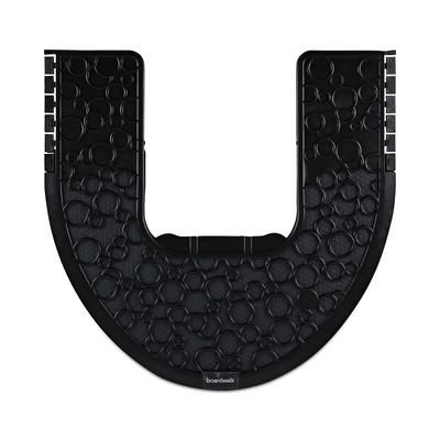 Boardwalk CMBB Commode Mat 2.0, Rubber, 22 x 22, Black, 6/Carton - Case of 6 BWKCMBB