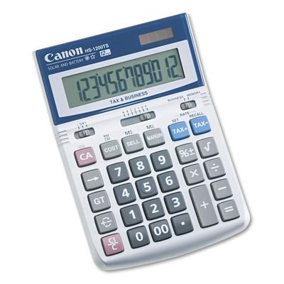 Canon 7438A023AA HS-1200TS Desktop Calculator, 12-Digit LCD CNM7438A023AA