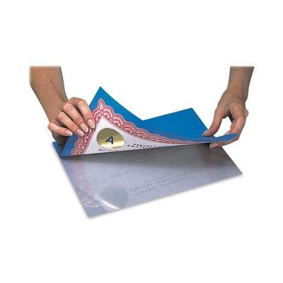 C-Line Products 65001 Cleer Adheer Self-Adhesive Laminating Film, 2 mil, 9" x 12", 50/Box - Box of 50