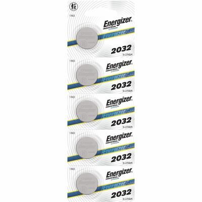 Energizer ECRN2032 Industrial 2032 Lithium Batteries - CR2032 - 254 mAh - 3 V - 5 / Pack - Pack of 5