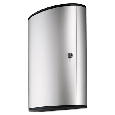 Durable Office Products Corporation 1955-23 Locking Key Cabinet, 72-Key, Brushed Aluminum, 11 3/4 x 4 5/8 x 15 3/4 DBL195523