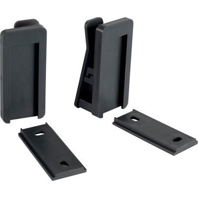 Durable Office Products Corporation 893958 VISIOCLIP Wall Mount for Tablet, Smartphone - Charcoal Gray - 2.20 lb Load Capacity DBL893958