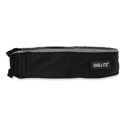Ergodyne 12433 Chill-Its 6605 High-Perform Terry Cloth Sweatband, Cotton Terry Cloth, One Size Fits Most, Black, Ships in 1-3 Business Days EGO12433