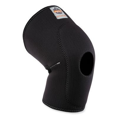 Ergodyne 16536 ProFlex 615 Open Patella Anterior Pad Knee Sleeve, 2X-Large, Black, Ships in 1-3 Business Days EGO16536