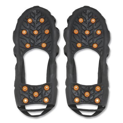 Ergodyne 16784 Trex 6304 One-Piece Step-In Full Coverage Ice Cleats, Large, Black, Pair, Ships in 1-3 Business Days - 1 Pair EGO16784