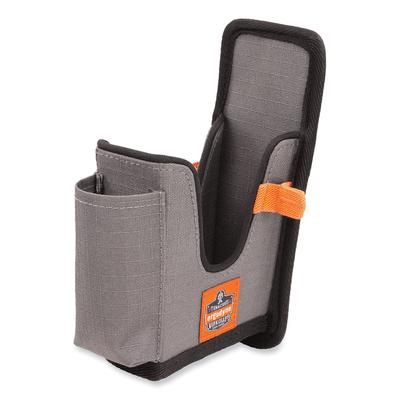 Ergodyne 19182 Squids 5541 Handheld Barcode Scanner Holster w/Belt Clip, 2 Comp, 2.75 x 3.5 x 7.3, Polyester,Gray,Ships in 1-3 Business Days EGO19182