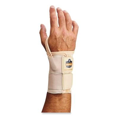 Ergodyne 70138 ProFlex 4010 Double Strap Wrist Support, X-Large, Fits Left Hand, Tan, Ships in 1-3 Business Days EGO70138