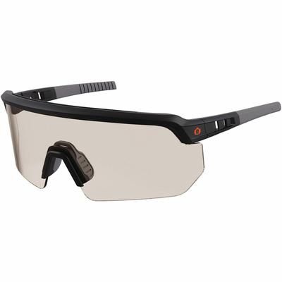 Ergodyne 55003 Skullerz AEGIR Safety Glasses, Matte Black Nylon Impact Frame, Indoor/Outdoor Polycarbonate Lens, Ships in 1-3 Business Days EGO55003