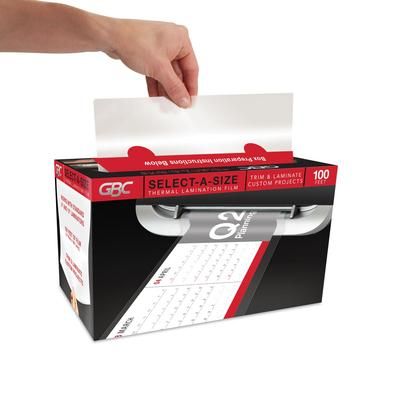 GBC® 39069 Select-a-Size Limitless Lamination, 3 mil, 9" x 100 ft, Gloss Clear