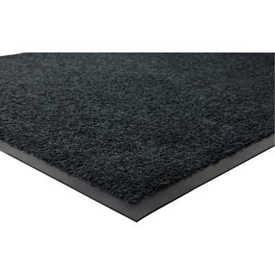 Genuine Joe 59464 Nylon & Rubber Nylon & Rubber Carpet Mat, 4' x 6', Black GJO59464