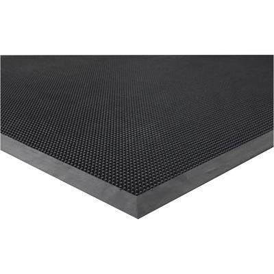 Genuine Joe 70381 Scraper Mat, Brush Tip, 36"Wx60"Lx2/5"H, Black GJO70381