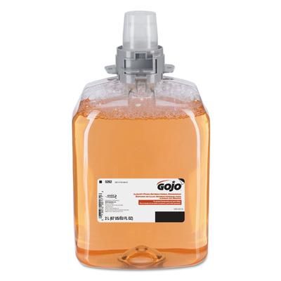 Gojo 5262-02 FMX 20 Luxury Foam Antibacterial Handwash, Fresh Fruit, 2000 mL, 2/Carton - Case of 2 526202GOJ
