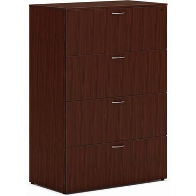 Hon LLF3620L4LT1 Mod HLPLLF3620L4 Lateral File - 36" x 20" x 53" - 4 - Finish: Traditional Mahogany HONLLF3620L4LT1