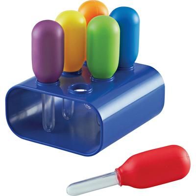 Learning Resources LER2779 Jumbo Eyedroppers Science Set, 4-3/4" x 4-1/2" x 2-1/4", 6/ST - Set of 6 LRNLER2779