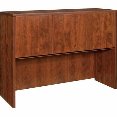 Lorell 69418 Hutch w/Doors, 48"x36"x15", Cherry LLR69418
