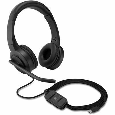 Kensington 83450 H1000 USB-C On-Ear Headset, Black KMW83450