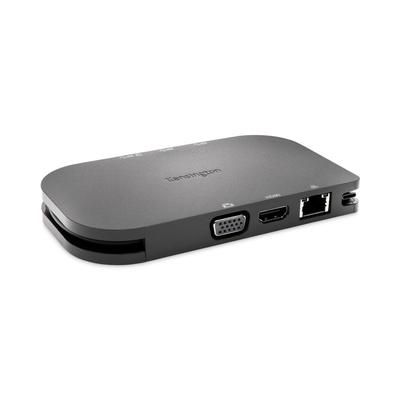 Kensington K38365WW SD1610P USB-C Mini Mobile 4K Dock, Black KMWK38365WW