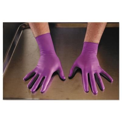 Kimberly-Clark 50602 PURPLE NITRILE Exam Gloves, 310 mm Length, Medium, Purple, 500/Carton - 10 Boxes of 50