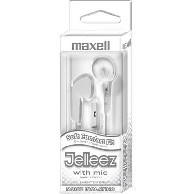 Maxell 199728 Jelleez Earset, Earbud, White MAX199728