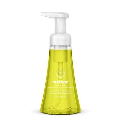 Method Products Inc. 01162CT Foaming Hand Wash, Lemon Mint, 10 oz Pump Bottle, 6/Carton - Case of 6 MTH01162CT