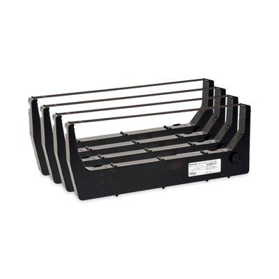 Printronix 255049402 Ribbon, Black, 4/Pack PRT255049402
