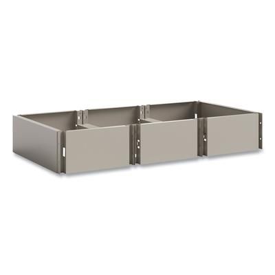 Safco 5520TN Triple Continuous Metal Locker Base Addition, 35w x 16d x 5.75h, Tan