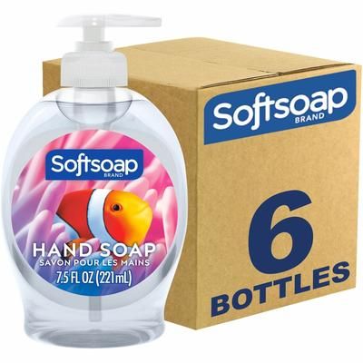 Softsoap US04966ACT Aquarium Hand Soap - Fresh Scent Scent - 7.5 fl oz (221.8 mL) - 6 / Carton - Case of 6