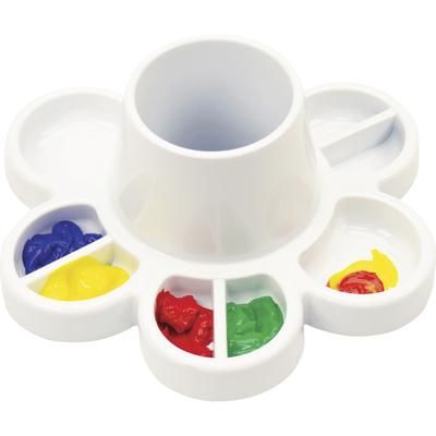 Storex 00480E06C Paint Mixing Tray, 8-3/10"Wx8-3/10"Lx6"H, 6/Ct, White - Case of 6 STX00480E06C