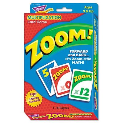 Trend Enterprises T76304 Zoom Math Card Game, Ages 9 and Up TEPT76304