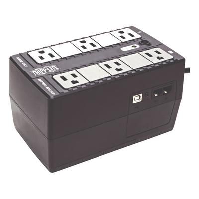 Tripp Lite INTERNET350U Internet Office Ultra-Compact Desktop Standby UPS, USB, 6 Outlets, 350 VA, 380 J