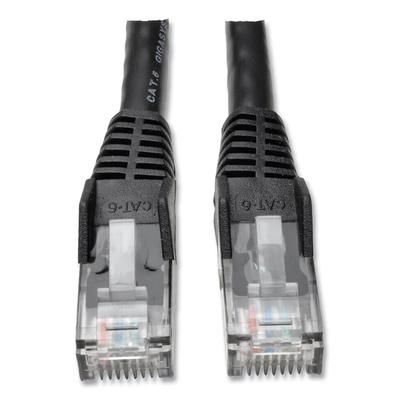 Tripp Lite N201025BK Cat6 Gigabit Snagless Molded Patch Cable, RJ45 (M/M), 25 ft., Black