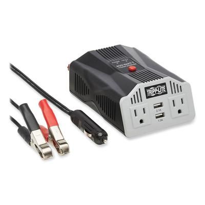Tripp Lite PV400USB PowerVerter Ultra-Compact Car Inverter, 400W, 2 AC/2 USB, 3.1A TRPPV400USB