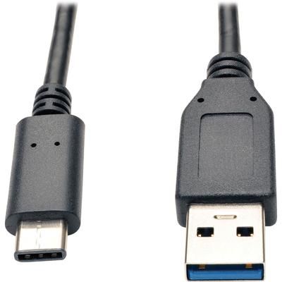 Tripp Lite U428003G2 USB 3.1 Cable, Gen 2, Type-C to USB-A, M/M, 3' L