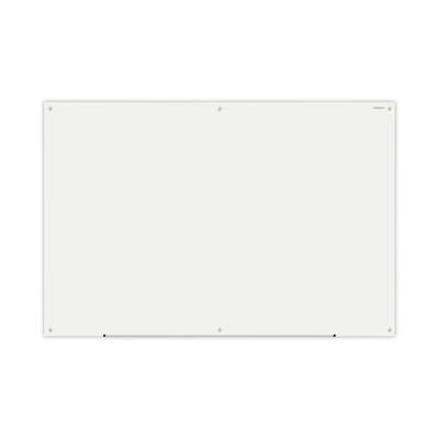 Universal Office Products 43234 Frameless Glass Marker Board, 72 x 48, White Surface UNV43234